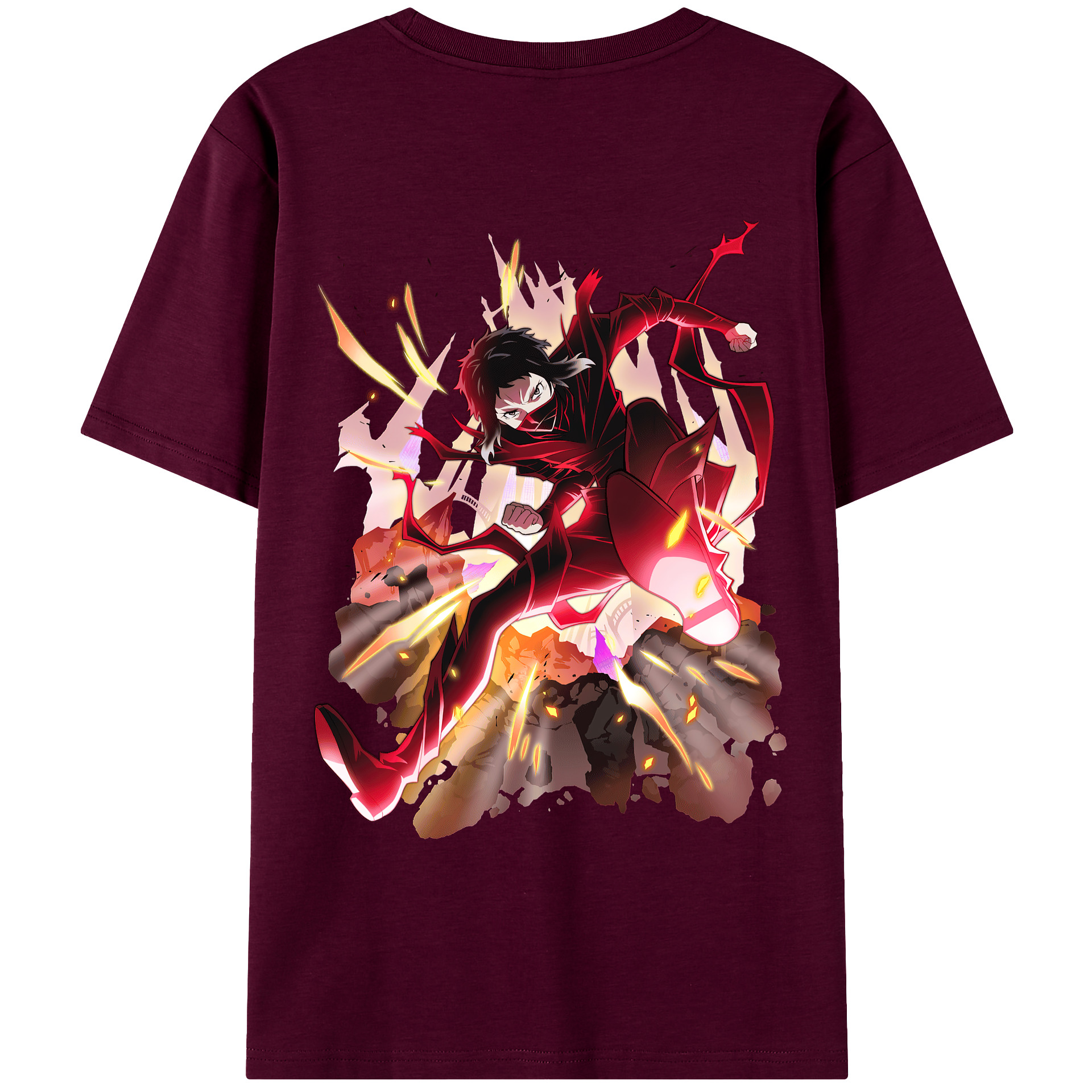 （画像用） 文豪ストレイドッグス Bungo Stray Dogs レディース半袖Tシャツ(バックプリント)